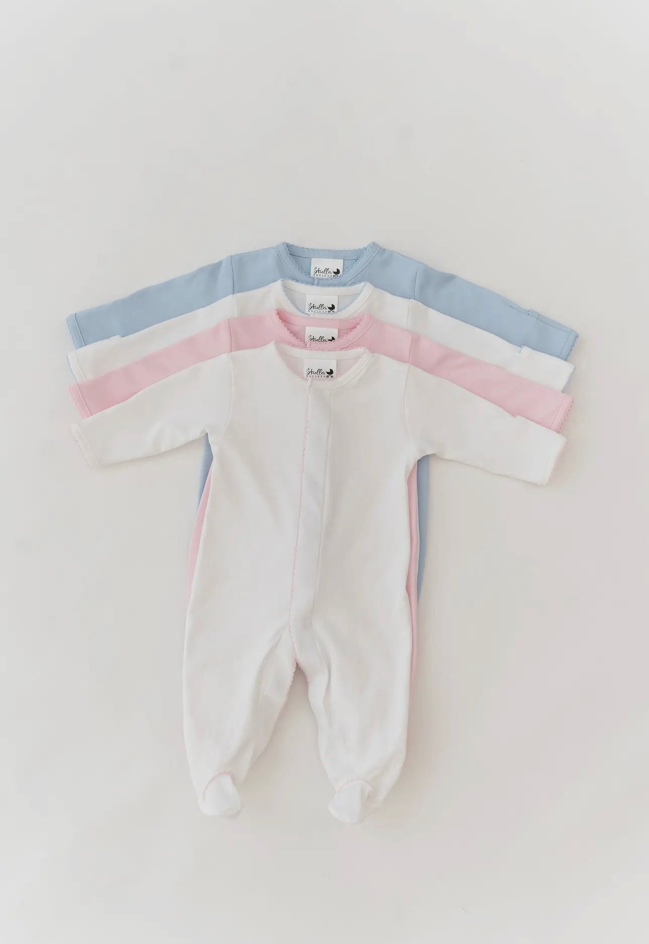 Pima Cotton Footie - Baby Blue