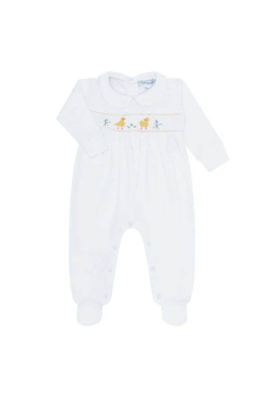 Baby Chicks Smocked Footie