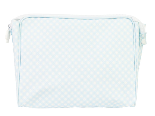 Large GO Bag- Blue Gingham