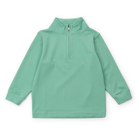 Sam Performance Pullover by LH Sport- Green Stripes