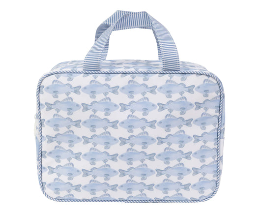 Blue Fish Lunch Box