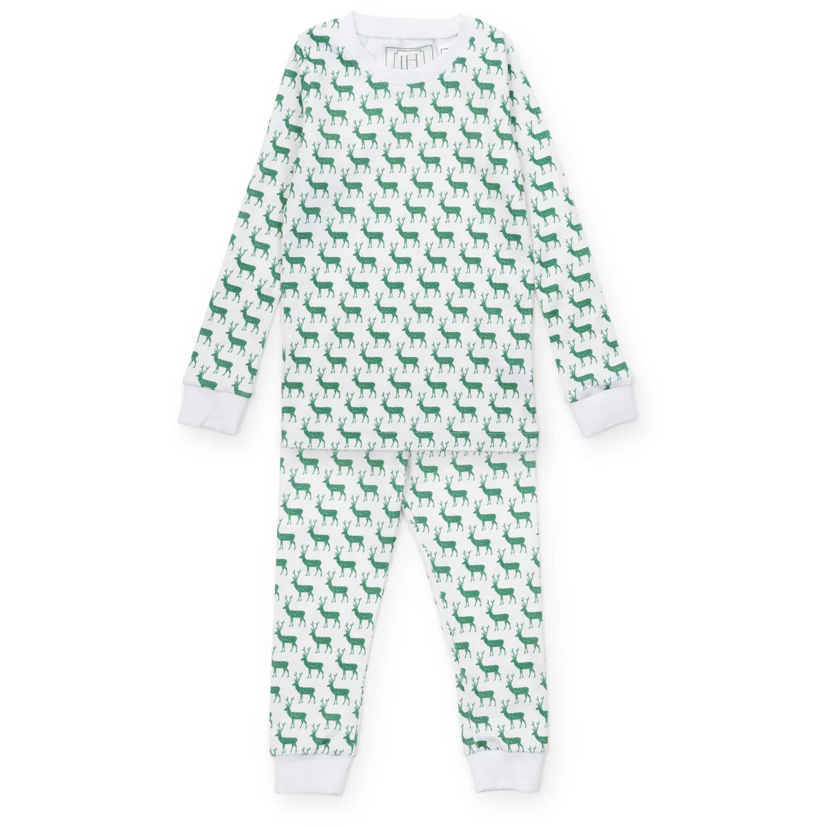 Grayson Boys’ Pima Cotton Pajama Pant Set- Woodland Deer
