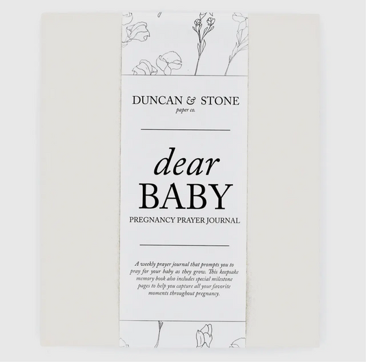 Dear Baby: A Pregnancy Prayer Journal & Memory Book - Ivory