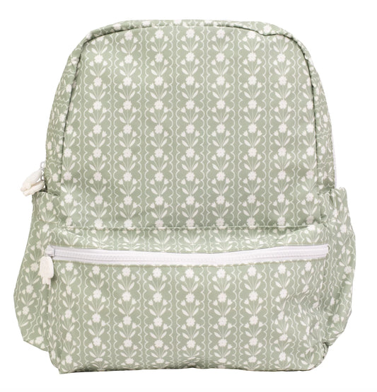 Sage Floral Backpack