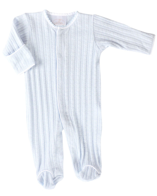 Amory Footed Pajamas- Blue