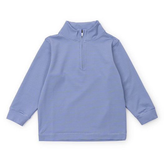 Sam Performance Pullover by LH Sport- Blue Stripes