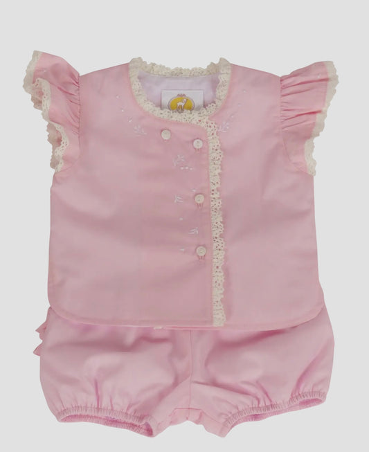 Floral & Lace Diaper Set
