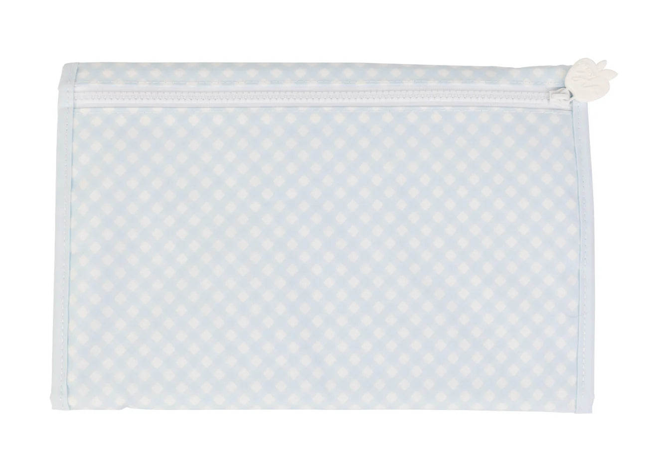Changing Pad- Blue Gingham