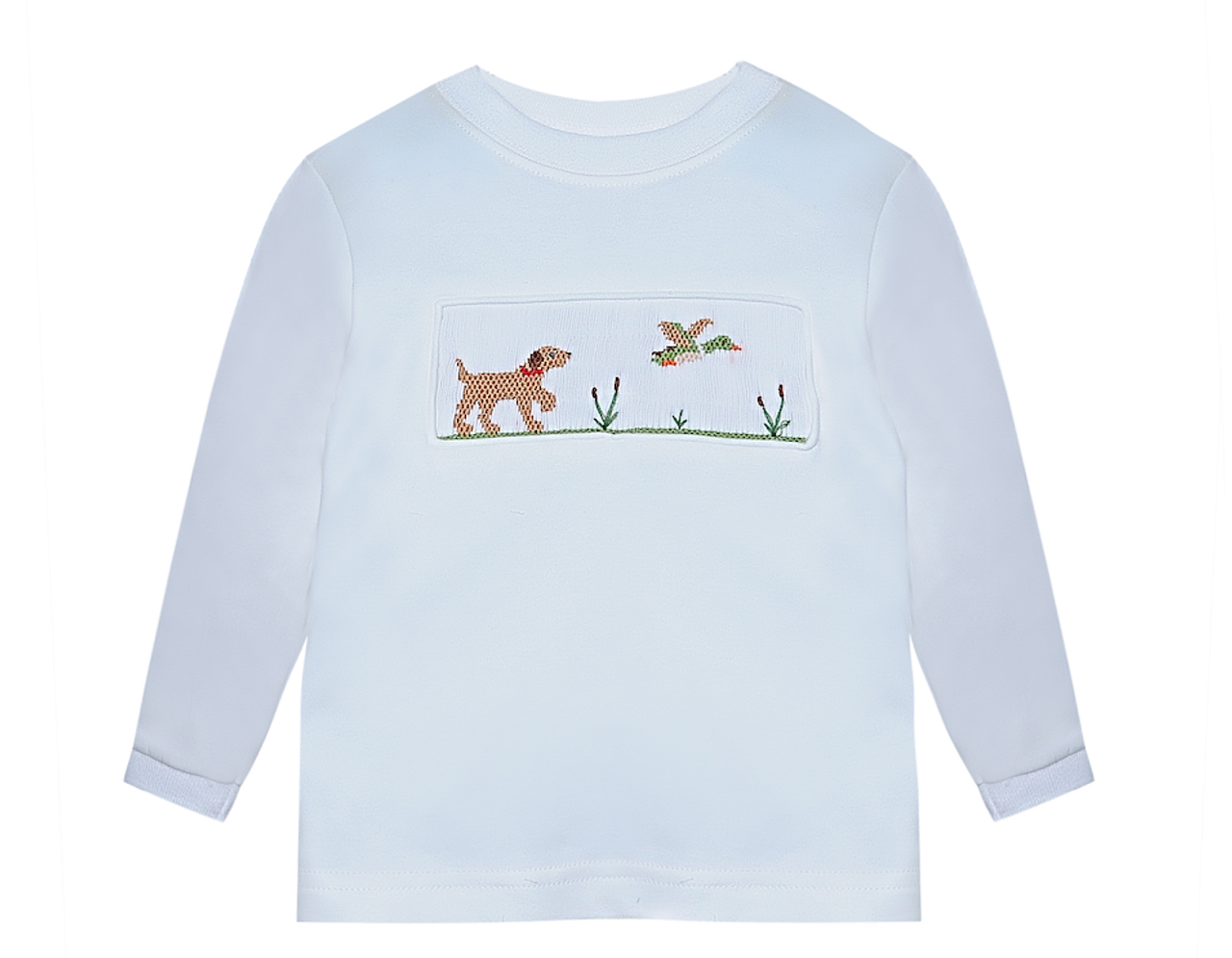 Houston Knit Long Sleeve Shirt-Dog Chasing Mallard