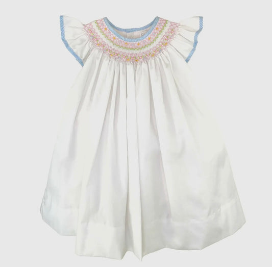 Multicolor Smocked Dress