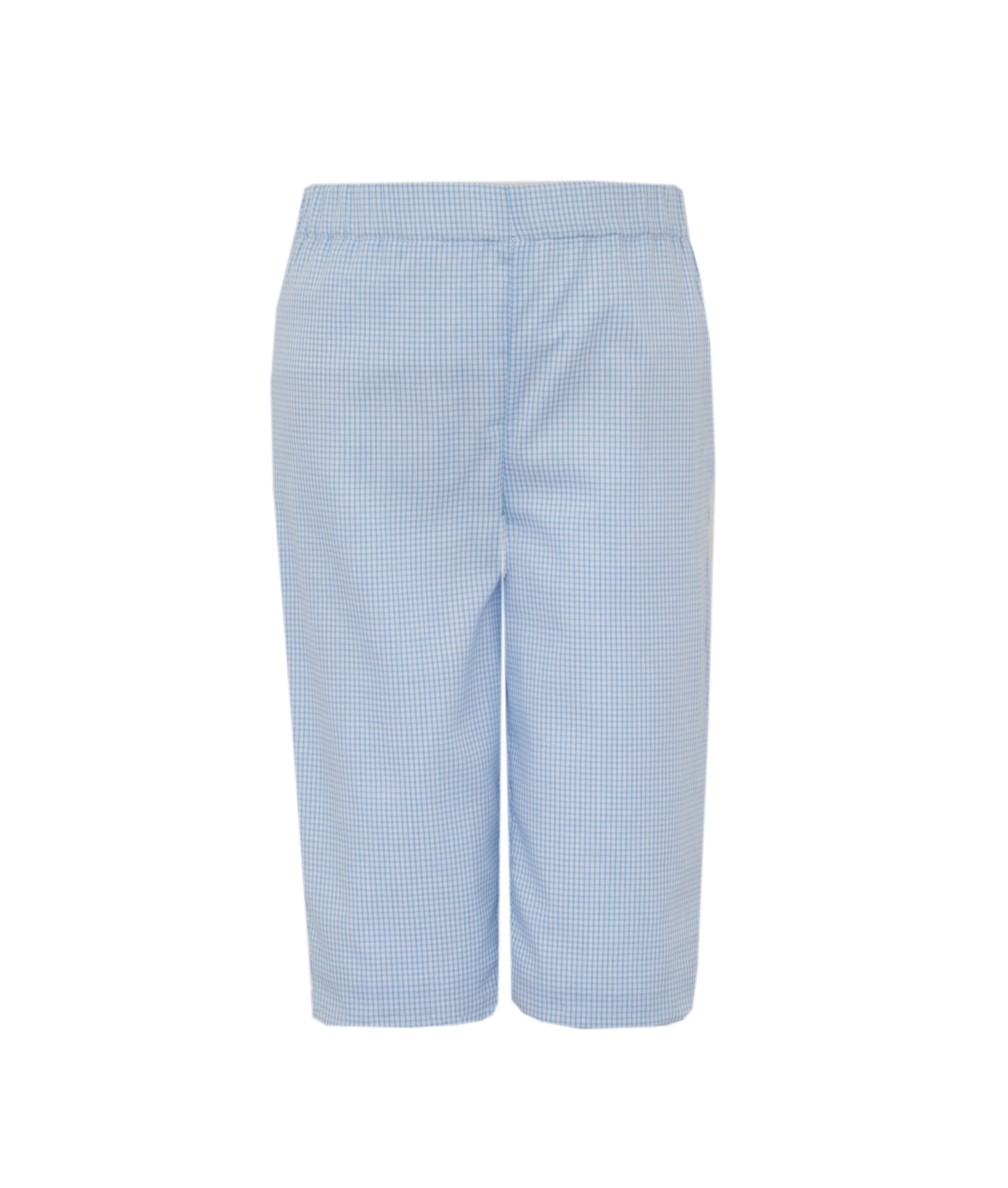 Boys Light Blue Smocked Puppies Pants Set