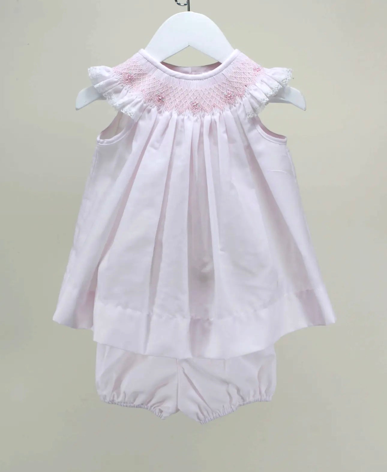 Light Pink Roses Bloomer Set