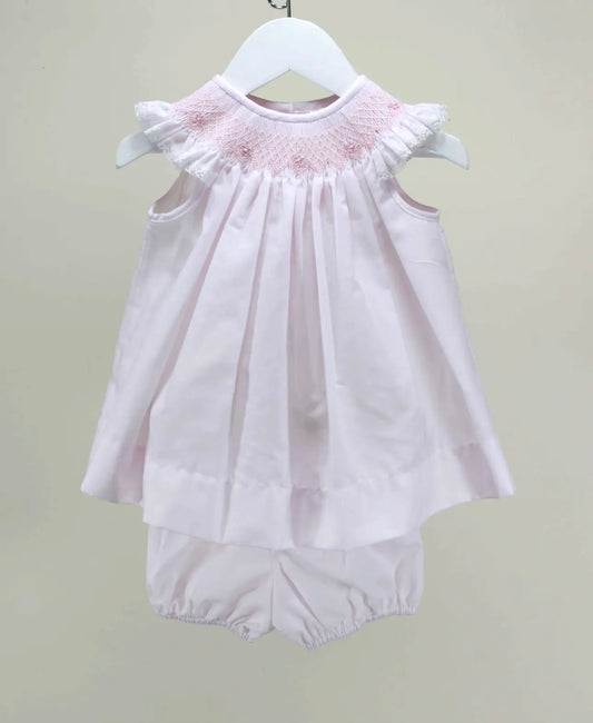 Light Pink Roses Bloomer Set