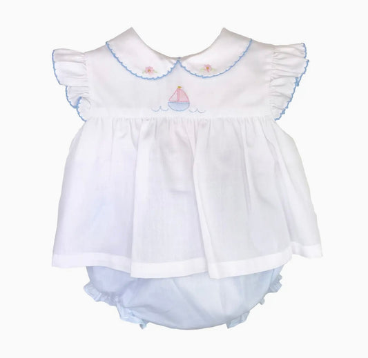 Sailin’ Away Girls Diaper Set