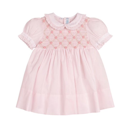 Dainty Floral Smocked Dress