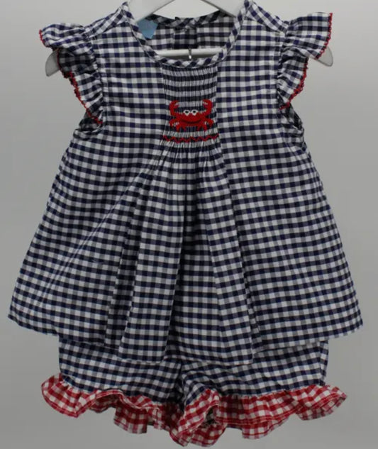 Little Crabby Short Set